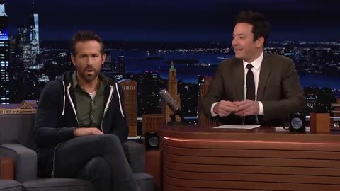 Ryan Reynolds Surprises Jimmy and Urges People to Stop Threatening to Move to Canada - Tonight Show