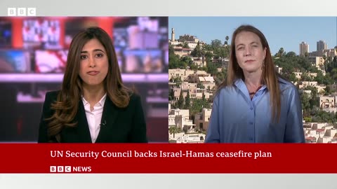 UN Security Council backs US Israel-Gaza ceasefire plan | BBC News