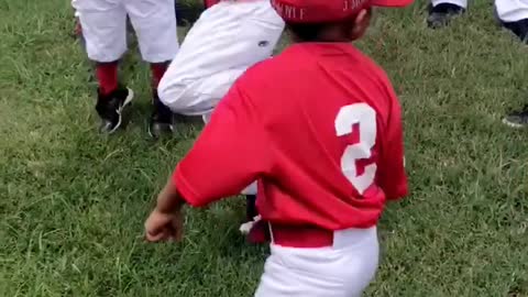 Young Baseball Players Put On Impressive Pre-Game Dance Show