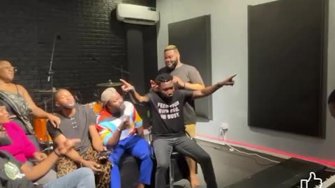 Timi Dakolo musical rehearsal