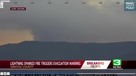 California - Wildfires Cause Evacuation orders for Northern California