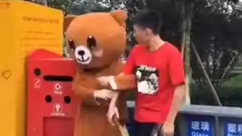 funny brown bear tiktok