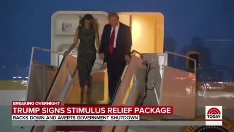 Trump Signs Stimulus Bill, Freeing Aid And Avoiding Government Shutdown _ TODAY