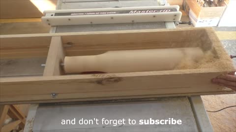 DIY Large Dowel Maker - Table Saw Lathe 👉 FREE PLANS 👈