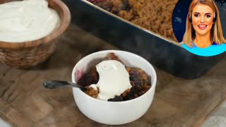 The Traeger Dessert You Need to Make This Summer _ Smoked Blueberry Crumble & Lemon Whipped Cream