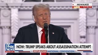 Trump speaks at RNC about the attempt on his life