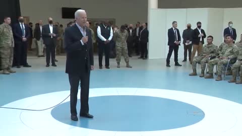 Internet stunned by Biden's statement to 82nd Airborne about Ukraine