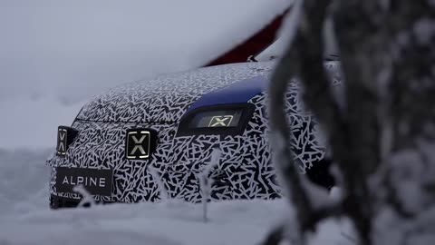 Alpine A290 Design Preview Cold Tests