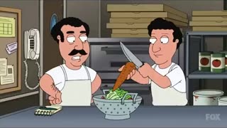 Family Guy "Every Pizza Place Salad"