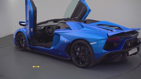 #Lamborghini Aventador blue #supercar