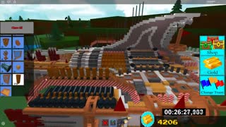 My Biggest Boat! Speed Build 6392 blocks 4 Hrs - ROBLOX Build a Boat For Treasure
