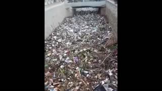 Trash Flood Indonesia - Rainy Season in Indonesia Just Begun