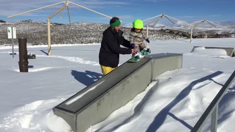 14-Month-Old Destined To Be Snowboarding Prodigy