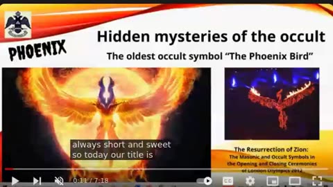 The Fiery Phoenix is an Oldest Occult Symbol Representing Ai (Exposing Dr. Sean Hross)