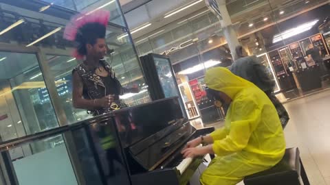 Rock n Roll Piano Attracts Punk Rock Audience