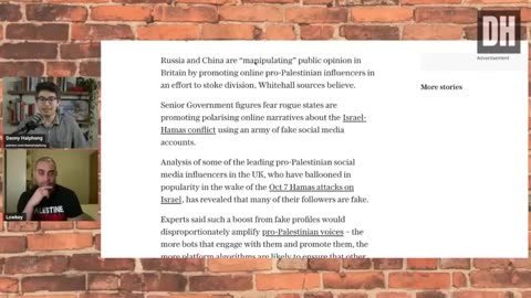 Danny Haiphong - What Putin and China just did to Israel is SHOCKING and the UK is Furious w/ Lowkey