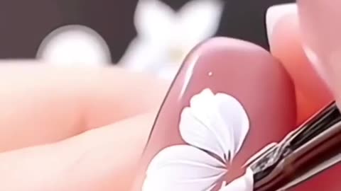 How To Make Flower In Nails