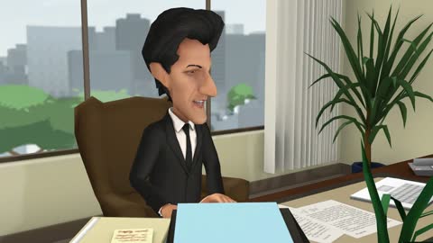 Louis in his Lawyer's Office