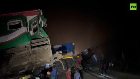 Dozens Injured After Two Trains Collide Head-On In Comilla, Bangladesh