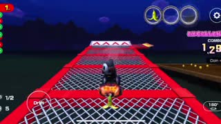 Mario Kart Tour - Ghost Valley 1R/T Gameplay (Mario vs. Luigi Tour)