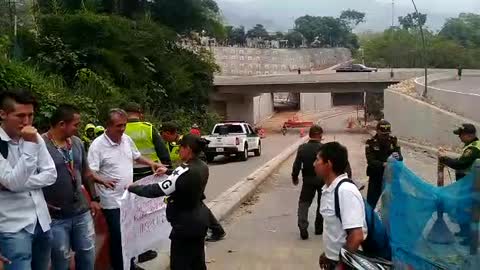Policía levantó el bloqueo y restableció el paso por el intercambiador de Fátima