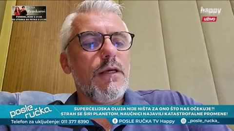 Saša Borojević o klimatskih spremembah oz geoinženiring orožju