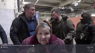 Humanitarian help at Mariupol Metro shopping mall