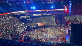 My seats at the RNC Convention on day one