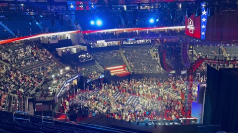My seats at the RNC Convention on day one