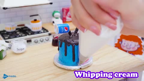 Satisfying Miniature Cola Pepsi Cake Decorating Ideas | Creative Cake Decorating | Miniature Cooking