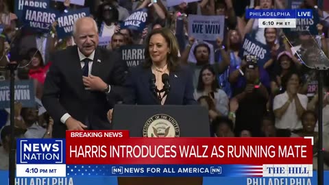 VP Harris introduces running mate: Gov. Walz a veteran, teacher and lawmaker will hold 'new title'