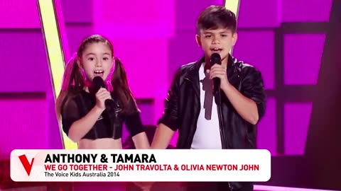 Anthony & Tamara sing 'We Go Together' from Grease | The Voice Stage #43