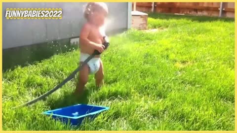 SUMMER BABIES FUNNY FAILS Will Make LAUGH 99 % of you - Kids and babies water fails #3