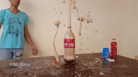 Coca Cola vs Mentos Experiment