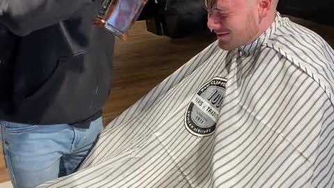 Barber Pulls Powdery Prank