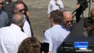 Biden Shaking Hands with Crowd Less than 24 Hrs Before Covid Announcement