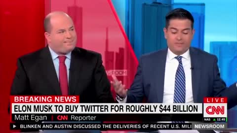 Throwback To When Brain Stelter Was Not Happy Twitter Users May Gain "Total Freedom"