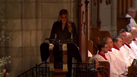 Former First Lady Melania Trump Delivers Beautiful Eulogy at Her Mother's Funeral
