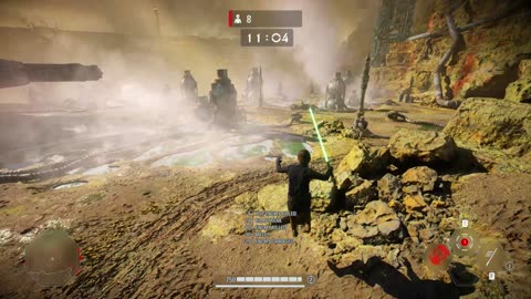 SWBF2 2017: Arcade Onslaught Luke Skywalker Kessel Gameplay