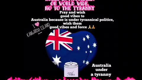 Australia ride the tyranny 🙏🇦🇺