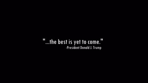 Latest TRUMP truth social... "the best is yet to come"