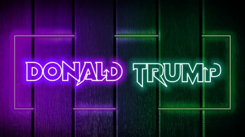 Donald Trump Beautiful Name Art Video 🔥