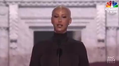 Amber Rose gives a powerful speech at the RNC Convention! Trump 2024