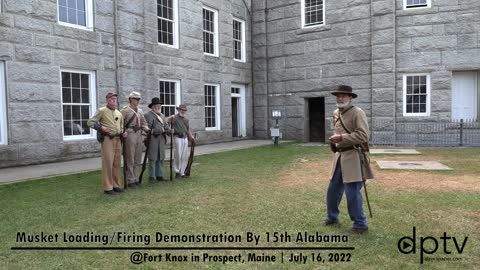 Musket Loading And Firing By The 15th Alabama