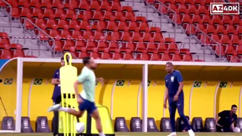 Neymar & Brazil Final Training Session Ahead of World Cup Match vs Serbia