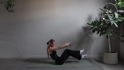 Pilates abs workout