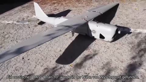 Ein russisches UAV "Orlan-10" wurde in der Nähe von Wyschgorod gefunden.