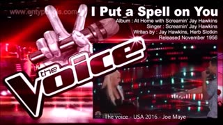 The Voice USA 2016 - Joe Maye + Christina Aguilera - I put a spell on you