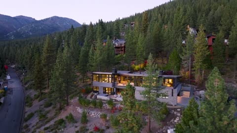 Exceptional Mountain Modern Panoramic Lake View Estate