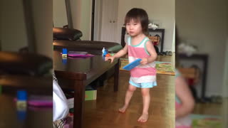 Angry Toddler Yelling NO!